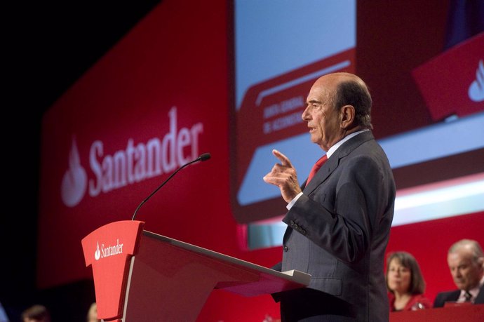 Emilioo Botín, presidente del Banco Santander