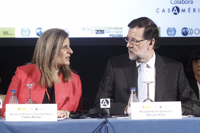 Mariano Rajoy y Fátima Báñez
