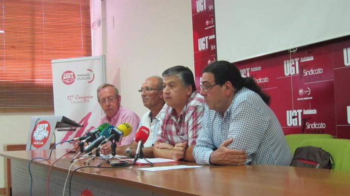 Sindicatos UGT y CCOO convenio de hostelería en Huelva.