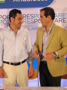 Juanma Moreno y José Antonio Nieto