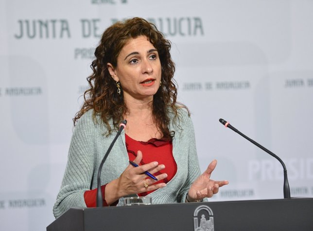María Jesús Montero en un Consejo de Gobierno de la Junta