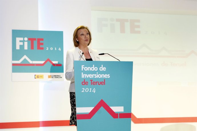 Luisa Fernanda Rudi presenta el FITE 2014 en Teruel