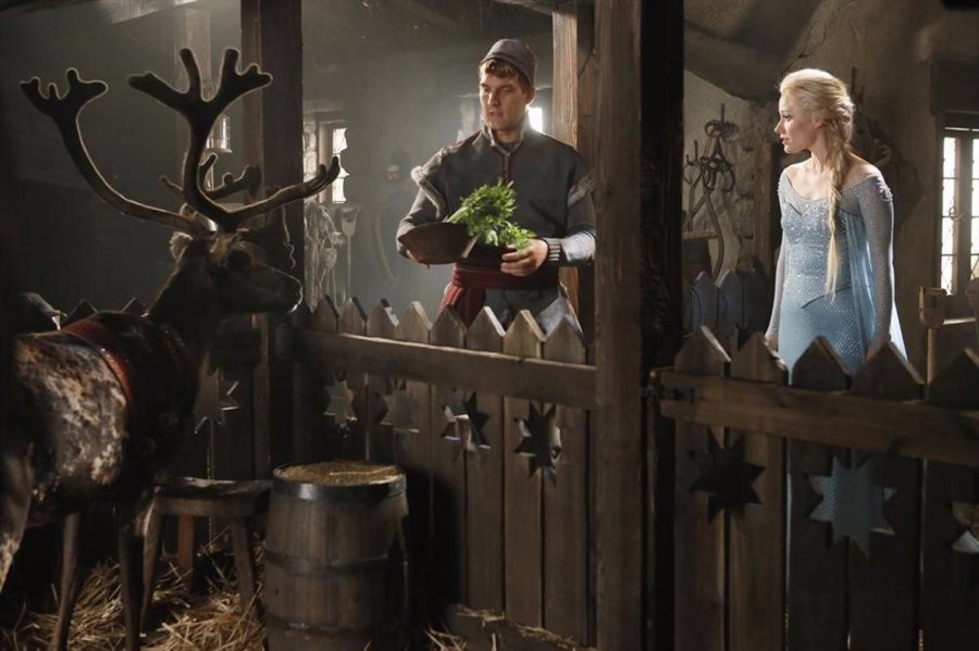 Elsa y Kristoff en Once Upon A Time