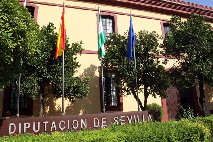 Exteriores del edificio de la Diputación de Sevilla