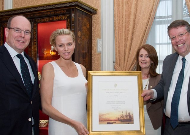 La princesa Charlene de Mónaco ya es oficialmente irlandesa