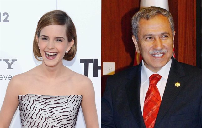 Emma Watson y Bulent Arinc 