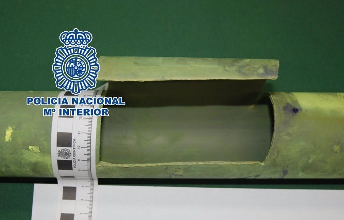 Tubo cortado policia nacional sabotaje tubos aspiración dinero cajas super
