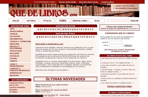 Web Quedelibros