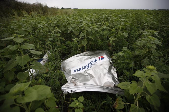 Restos avión Malaysia Airlines derribado en Ucrania 