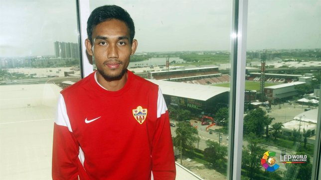 Teerasil, futbolista tailandés del Almería