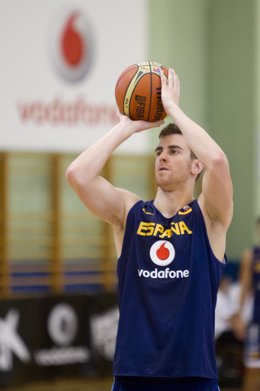 Víctor Claver entrenamiento selección española Mundobasket Copa Mundo