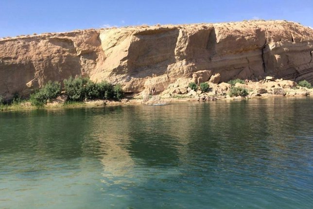 Aparece un lago en el desierto de Túnez