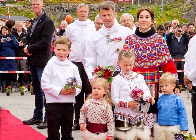 La familia Real Danase se embarca en una aventura por Groenlandia 