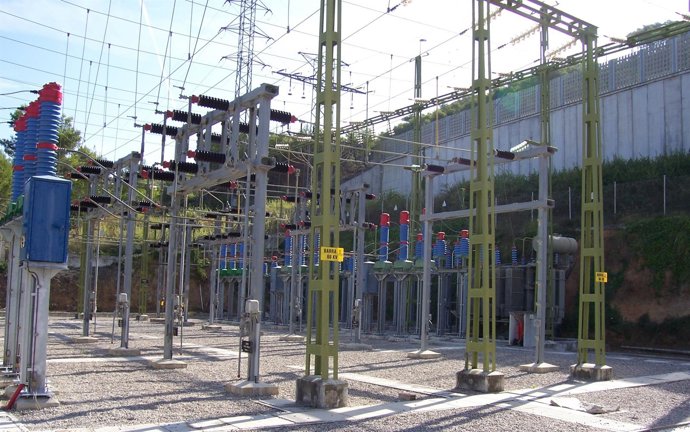 Distribuidores de Endesa en la subestación de Sitges