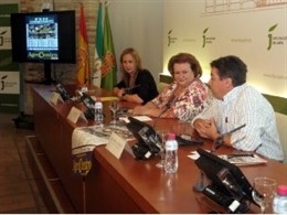 Lorite, Parra y Nieto presentan el Festival de la Sierra y el Hombre.