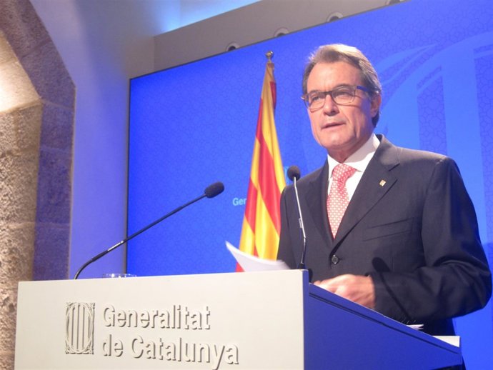 El presidente de la Generalitat, Artur Mas