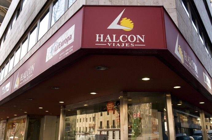 Oficina de Halcon Viajes en la calle Princesa, Madrid.