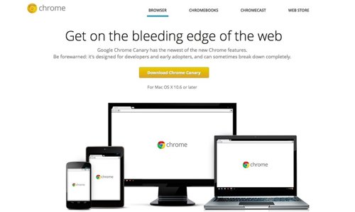 Google lanza una versión de 64 bits de Chrome Canary para Mac OS X