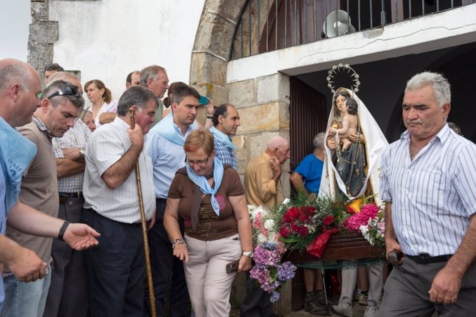 Festividad de Virgen de las Nieves en Guriezo