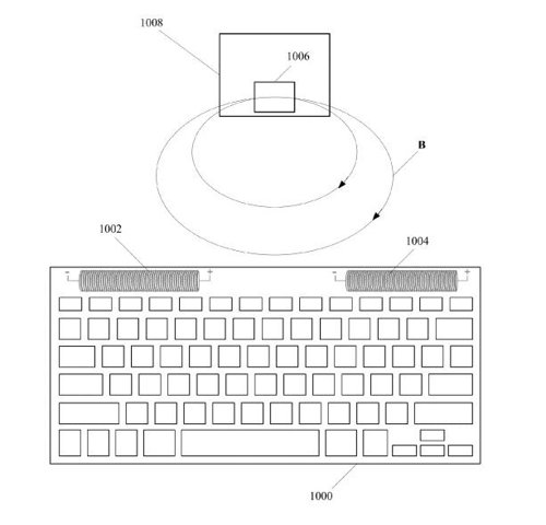 Apple quiere que el teclado y el ratón reciban la energía sin cables