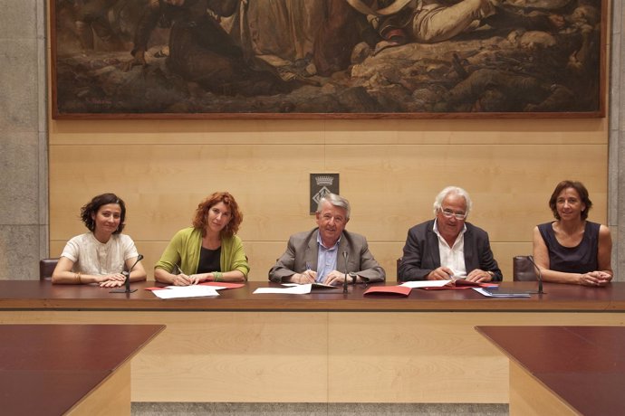 Firma convenio Diputación de Girona
