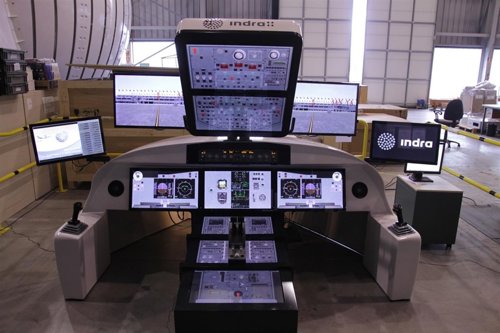 Entrenador de vuelo de Indra iCAT A320 