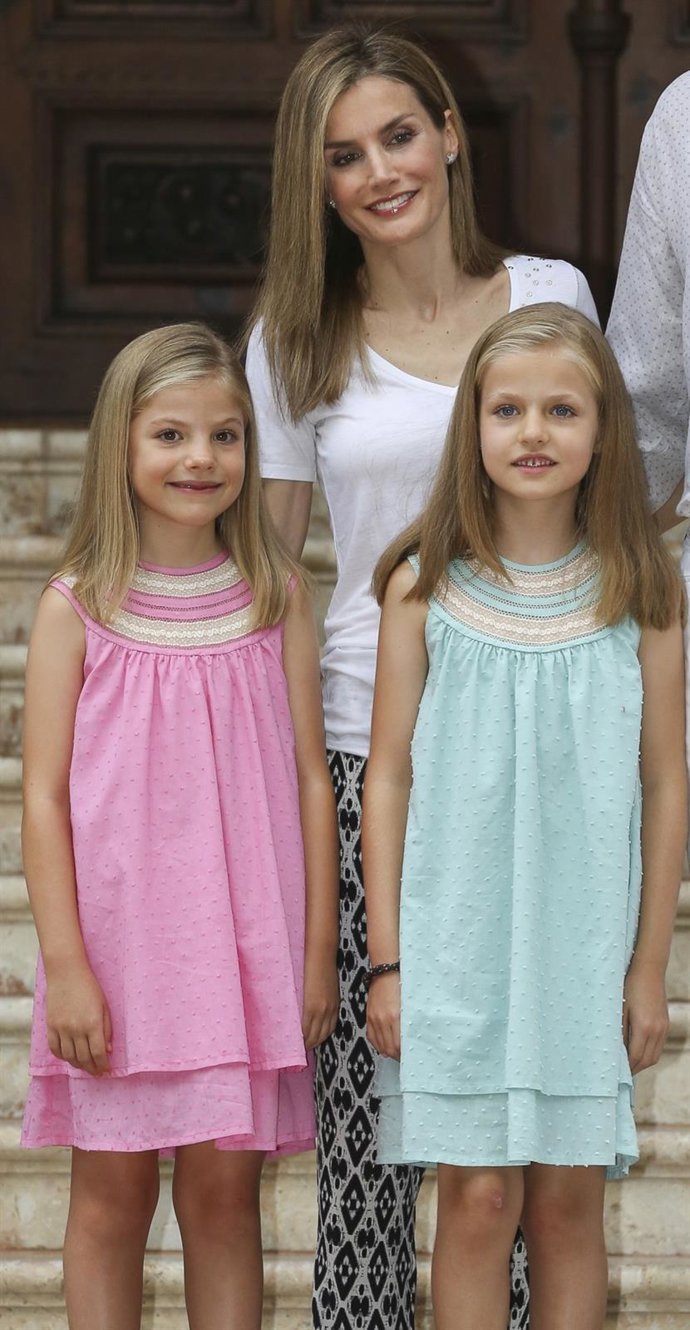 Princesa Sofía e infanta Leonor 