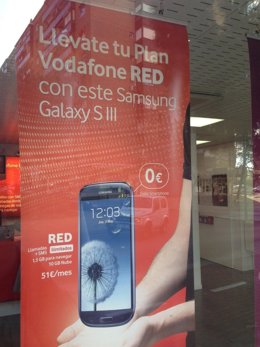 Tienda de telefonía de Vodafone