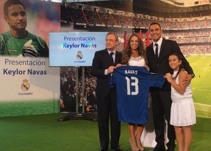 Keylor navas en las redes sociales