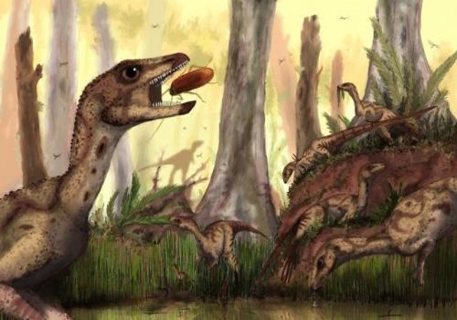 El predecesor de los dinosaurios tenía el tamaño de un pavo