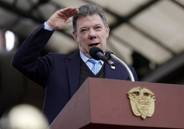 El presidente de Colombia, Juan Manuel Santos