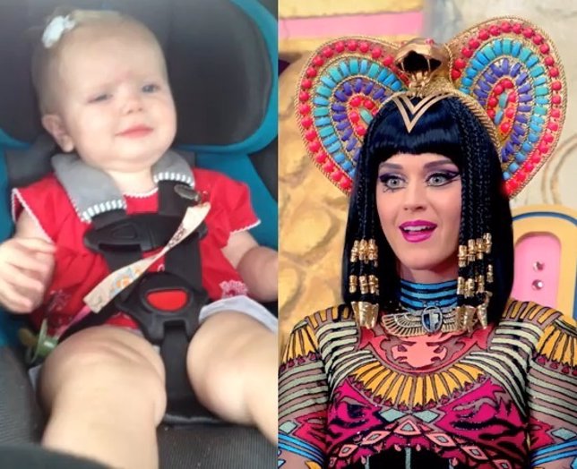 Bebé deja de llorar al escuchar a Katy Perry