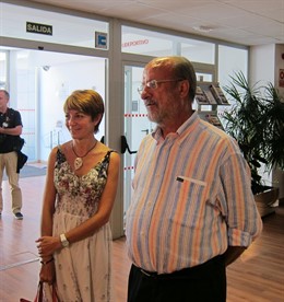 De la Riva y Fernández visitan el CC José Luis Mosquera de Valladolid