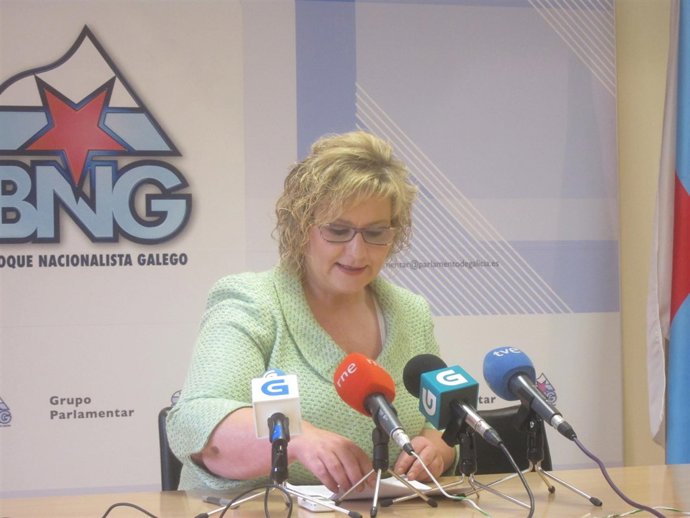 La diputada del BNG Tereixa Paz