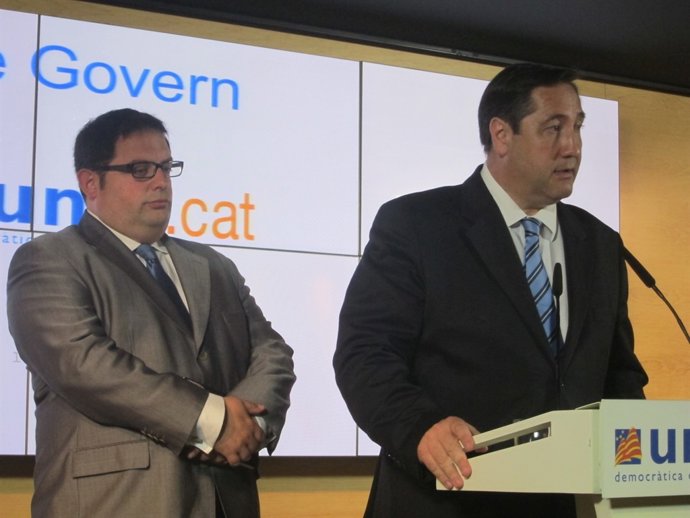 Francesc Gambús y Josep Maria Pelegrí, UDC