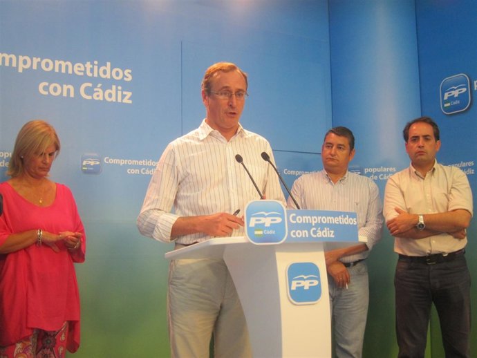 Alonso en una rueda de prensa