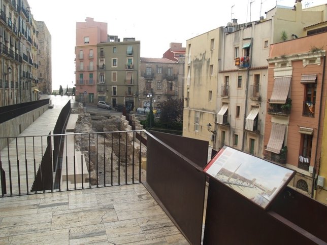 Obras de acceso al Circo Romano de Tarragona 