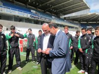 Diego dice que las gestiones que la directiva del Racing ha pedido al Gobierno "se han hecho con éxito"