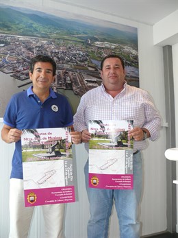 El alcalde y el concejal de Festejos presentan las fiestas de Muslera