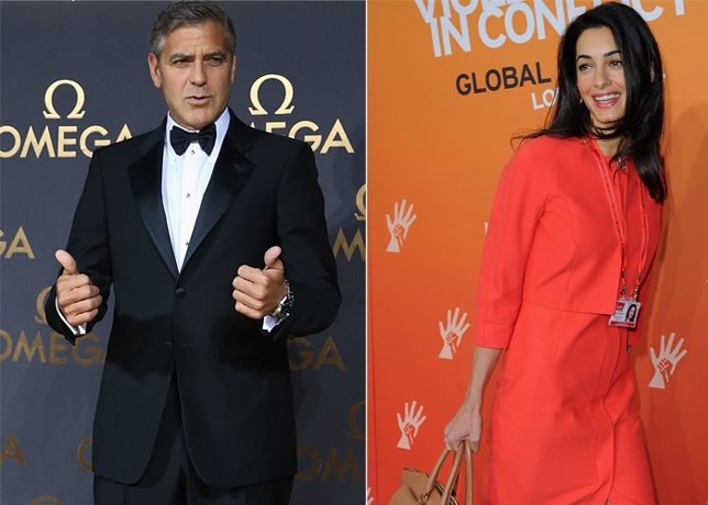 George Clooney y Amal notificacion boda