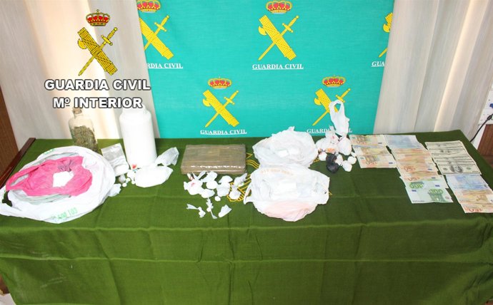 Material intervenido en la Operación Cuadrilátero