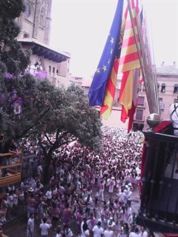 Inicio de las Fiestas de San Lorenzo