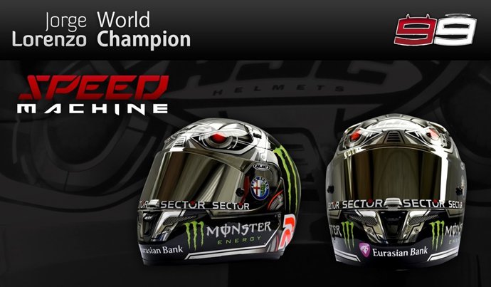 Casco Jorge Lorenzo Indianápolis