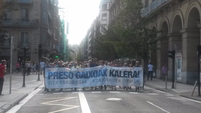 Manifestación en San Sebastián
