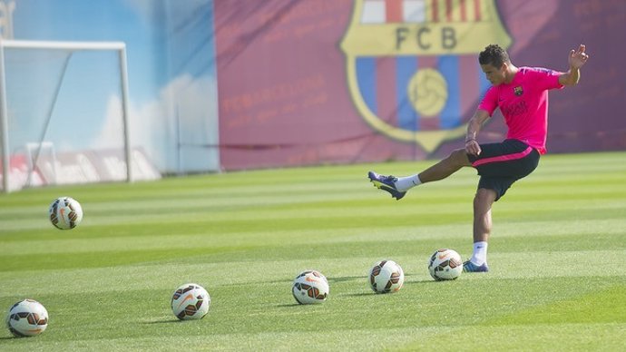 Ibrahim Afellay Barcelona entrenamiento