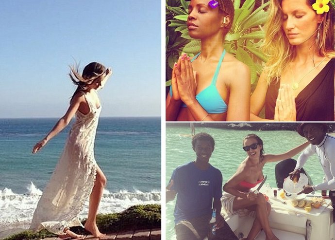 Irina Shayk, Miranda Kerr, Gisele Bündchen, así es el veranito de las modelso