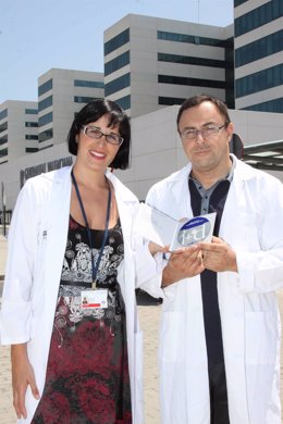 Investigadores del Hospital La Fe presentando sus avances