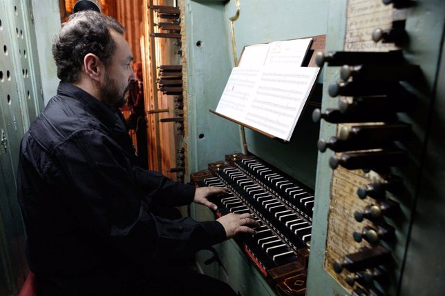 El organista Javier Artigas