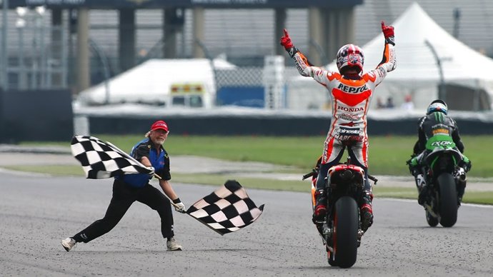 El piloto español de MotoGP Marc Márquez