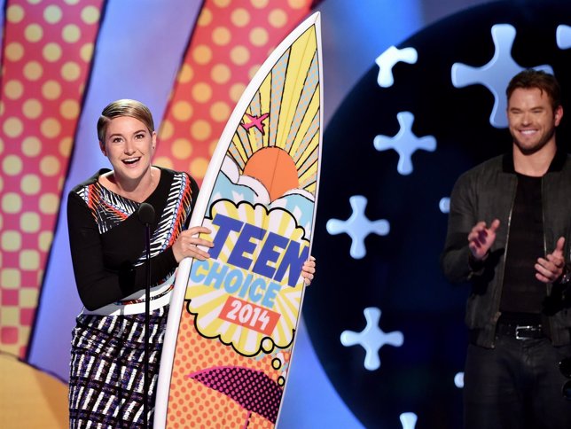Shailene Woodley,  triunfadora en los Teen Choice Awards